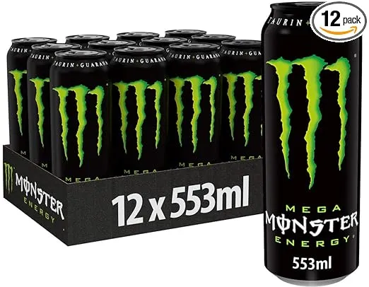 Monster Energy 12er Pack (12 x 553 ml) ab 13,24 € inkl. Prime-Versand zzgl. Pfand