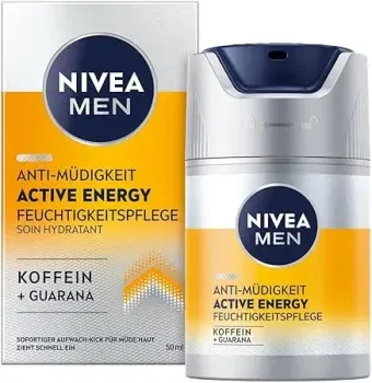 NIVEA MEN Active Energy Gesichtspflege Creme (2x50ml) ab 7,19 € inkl. Prime-Versand - Hochwertige Pflege für Männer