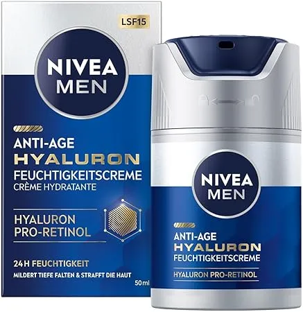 Entdecke die besten Schnäppchen: NIVEA MEN Anti-Age Hyaluron Feuchtigkeitscreme Schnäppchen, Deals Und Rabattcodes Des Tages: Nivea Men Anti-Age Hyaluron Feuchtigkeitscreme