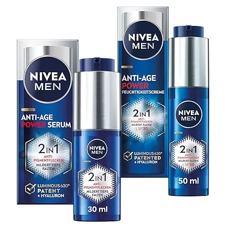 Nivea Men Anti Age Power Set Mit Anti Aging Serum Und Tagespflege