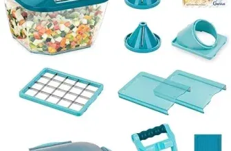 Nicer Dicer Chef Professional Gemüseschneider manuell 15-tlg Gemüsehobel (mit 5.2 L Behälter Deckel) für 37,95 € inkl. Prime-Versand (statt 55,00 €)
