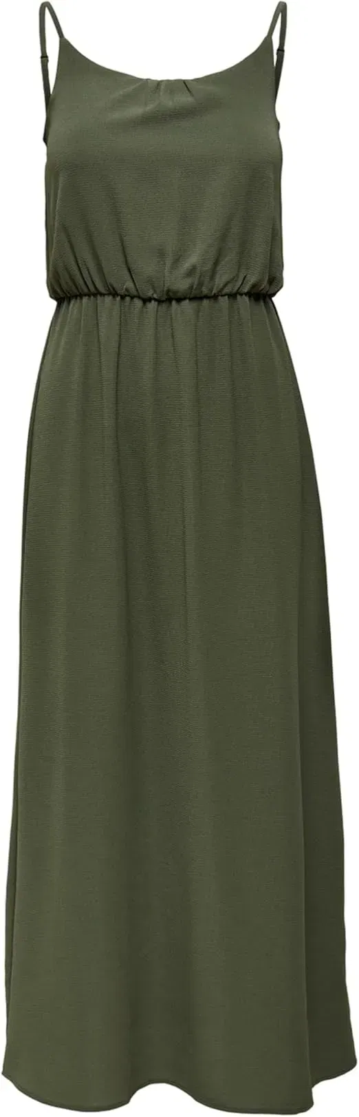 Only Damen Onlnova Life Strap Maxi Dress Solid Ptm