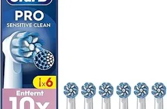 Oral-B Pro Sensitive Clean Aufsteckbürsten 6 Stück für 12,99 € inkl. Prime-Versand