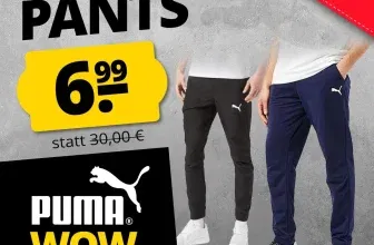 PUMA LIGA Training Pant Core Herren Trainingshose (2 Farben, Gr. S bis 3XL) für 11,94 € inkl. Versand