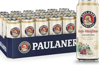 Paulaner Hefe-Weißbier Naturtrüb 24er Pack (24x0,5l) ab 17,06 € inkl. Prime-Versand zzgl. Pfand