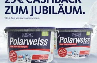 25 € Cashback für Polarweiss Aktionseimer