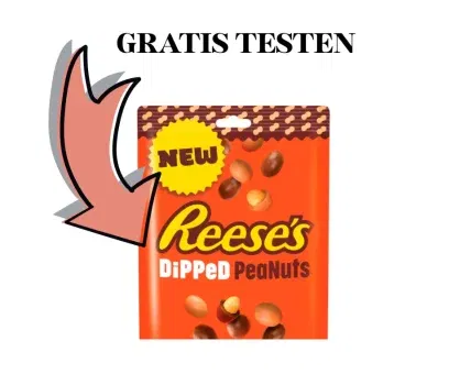 Kostenlose Reese’s Dipped PeaNuts testen - Knusprige Erdnüsse umhüllt von Schokolade