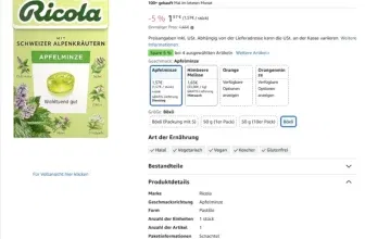 Preisfehler/ Mengenfehler: Ricola Apfelminze, 5er Pack (5 x 50 g)