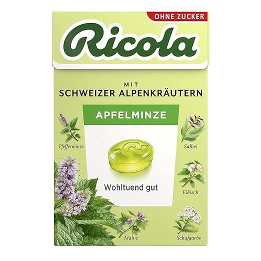 Ricola Apfelminze Kräuter-Bonbons (50g) ab 1,23 € inkl. Prime-Versand