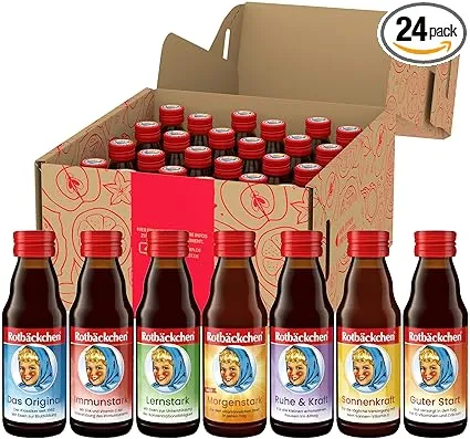 Rotbäckchen Probierpaket (24 x 125 ml, 7 verschiedene Sorten) ab 20,56 € inkl. Prime-Versand (statt 31,99 €)
