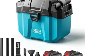SEESII Akku Nass und Trockensauger 10L (3-in-1 Werkstattsauger 2x4000mAh Batterien) ab 79,99 € inkl. Versand (statt 159,99 €)