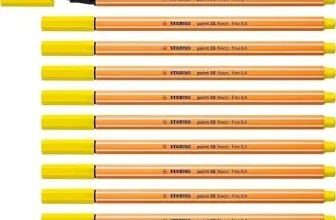 STABILO – Fineliner Neonfarbe leuchtfarbengelb (10er Pack) für 2,27 € inkl. Prime-Versand (statt 8,50 €)