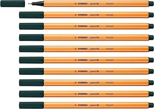 Schnäppchen, Deals Und Rabattcodes Des Tages: Stabilo Fineliner Point 88 10Er Pack Olivgrün