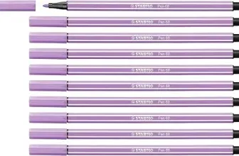STABILO Premium-Filzstift Pen 68-10er Pack flieder für 2,91 € inkl. Prime-Versand (statt 10,49 €)