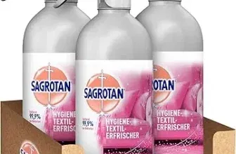 Sagrotan Hygiene-Textilerfrischer Wasserlilie (3 x 500 ml) ab 8,99 € inkl. Prime-Versand (statt 11,85 €)