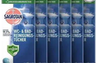 Sagrotan WC-Reinigungstücher (6 x 60 Desinfektionstücher) für 17,49 € inkl. Prime-Versand (statt 22,50 €)