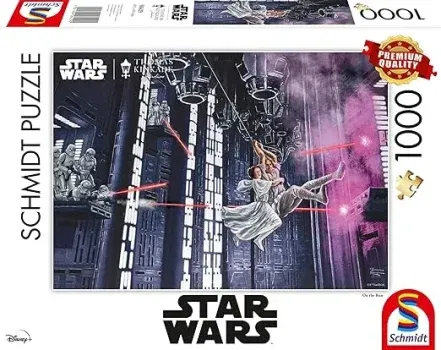 Schmidt Spiele 58429 Thomas Kinkade Star Wars On The Run (1000 Teile Puzzle) für 4,40 € inkl. Prime-Versand (statt 7,50 €)