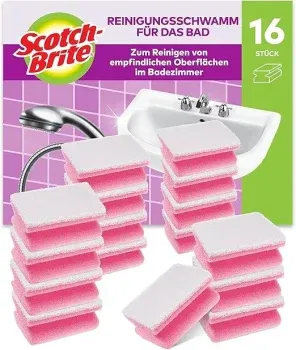 Scotch-Brite Reinigungsschwamm für das Bad (16 Stück pro Packung) ab 8,54 € inkl. Prime-Versand