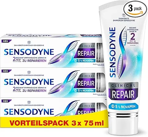 Schnäppchen, Deals Und Rabattcodes Des Tages - Sensodyne Clinical Repair Zahnpasta Für Empfindliche Zähne Mit 5% Novamin
