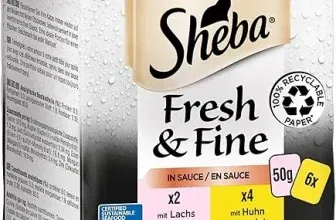 Sheba Fresh & Fine in Sauce - Huhn und Lachs (MSC) (36 x 50g) ab 9,67 € inkl. Prime-Versand (statt 15,49 €)