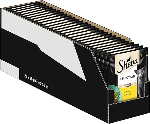 Schnäppchen, Deals Und Rabattcodes Des Tages - Sheba Sauce Collection Katzen Nassfutter Im Portionsbeutel Mit Huhn 28X85G