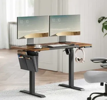 Songmics höhenverstellbarer Schreibtisch mit Memory-Funktion (120 x 60cm) für 85,99 € inkl. Versand