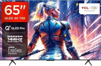 TCL 65T8B 65-Zoll QLED Pro 144Hz Onkyo Gaming Fernseher 4K für 579,00 € inkl. Versand