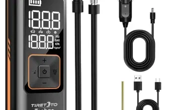 Tccbac Elektrische Luftpumpe (12V 7800mAh) für 35,99 € inkl. Prime-Versand