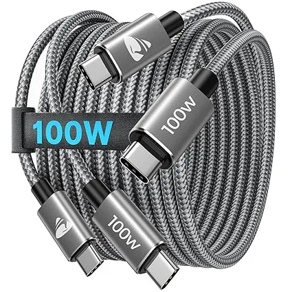 Schnäppchen, Deals Und Rabattcodes Des Tages - Usb-C Auf Usb-C Kabel 2 Stück 2M 100W