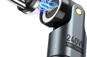 VAFOTON 240W USB C Magnet Adapter (9-Pin Magnetischer Adapter 540° Drehung) für 4,93 € inkl. Prime-Versand (statt 7,59 €)
