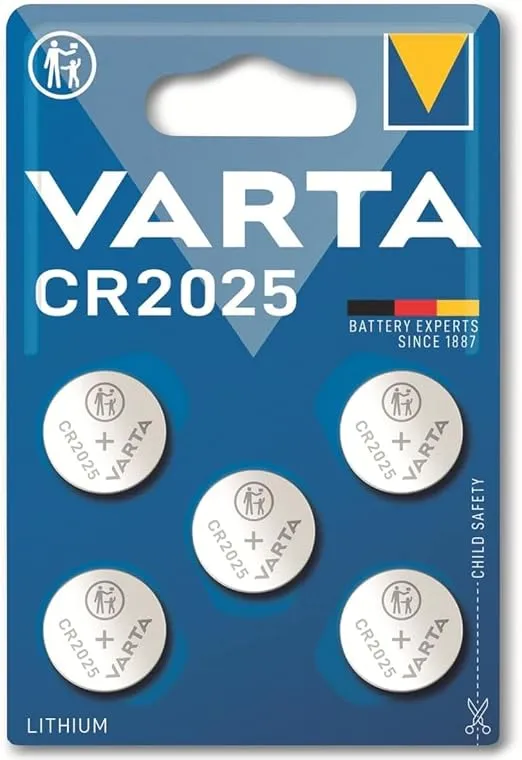 Varta Batterien Knopfzellen Cr2025 5 Stueck
