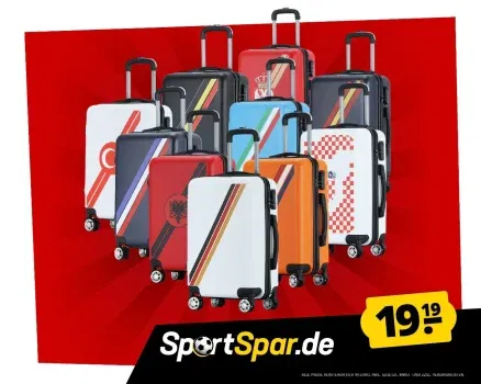 VERTICAL STUDIO Länder Handgepäck (10 Styles) für 24,14 € inkl. Versand