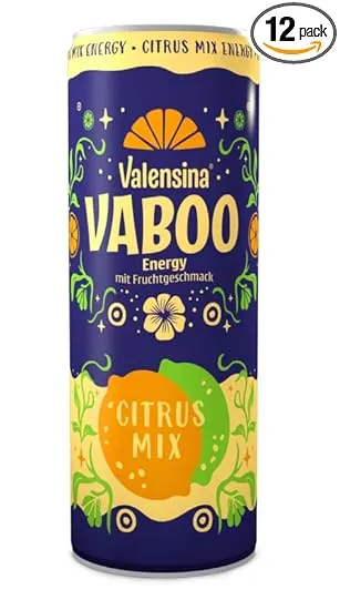 Valensina Vaboo Energy Citrus 025L 12 Er Pack
