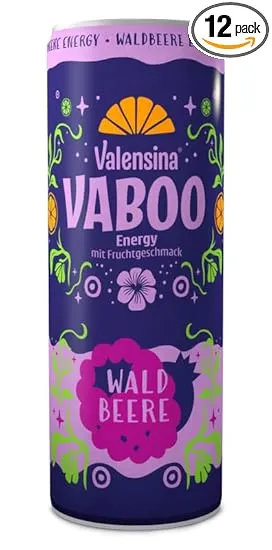 Valensina Vaboo Energy Waldfrucht 025L 12Er Pack