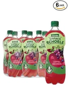 Schnäppchen, Deals und Rabattcodes des Tages - Valensina einfachSchorle Apfel Beeren 0,75l 6er Pack