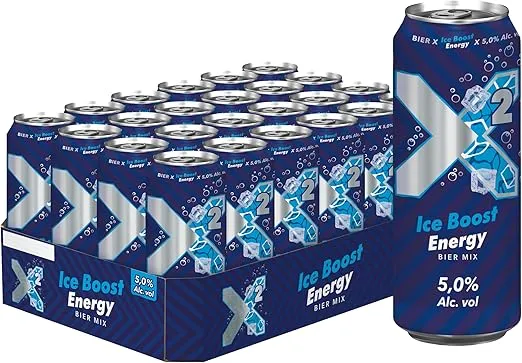 Schnäppchen, Deals Und Rabattcodes Des Tages - X2® Ice Boost Energy Biermix Mit Energy-Dosenbier 24X0,5L