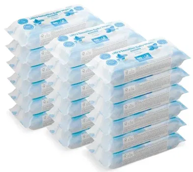Mama Bear Ultra Sensitive Baby Feuchttücher - 18 er Packung (1080 Tücher) ab 10,53 € inkl. Prime-Versand