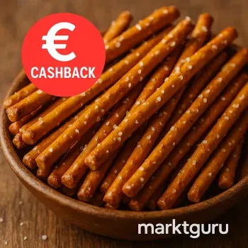 marktguru: 0,50 € Cashback auf Salzstangen - Sparen Sie beim Kauf von Snacks
