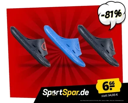 Champion Slide Rio Badelatschen (3 Farben, Gr. 40 bis 44) ab 11,61 € inkl. Versand (statt 20€)