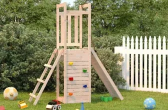 vidaXL Spielturm aus Kieferholz (161 x 46,5 x 169 cm) für nur 77,99 € inkl. Versand