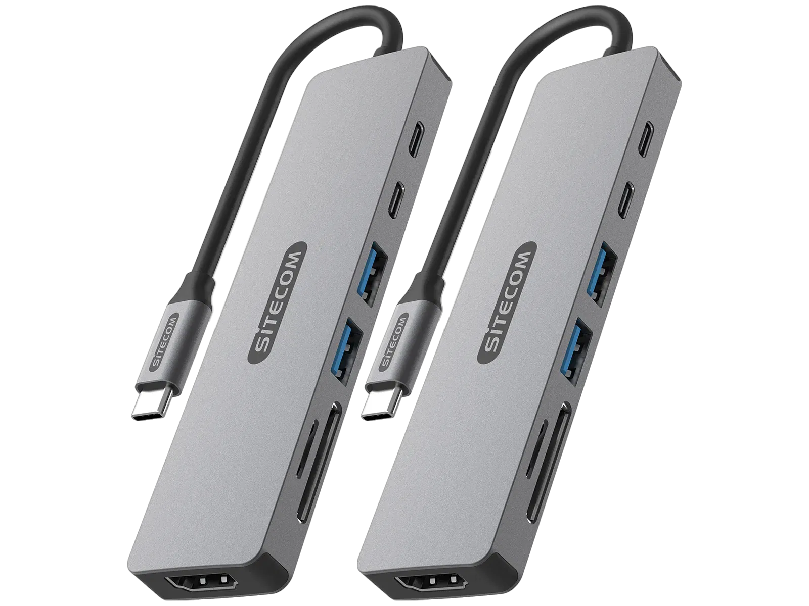 2X Sitecom USB-C-Multiport-Adapter 7-in-1 | Power Delivery für 30,90 € inkl. Versand