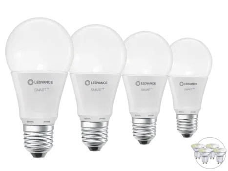 4X Ledvance Smart ZigBee LED-Lampe | dimmbar | GU10 oder E27 für 25,90 € inkl. Versand