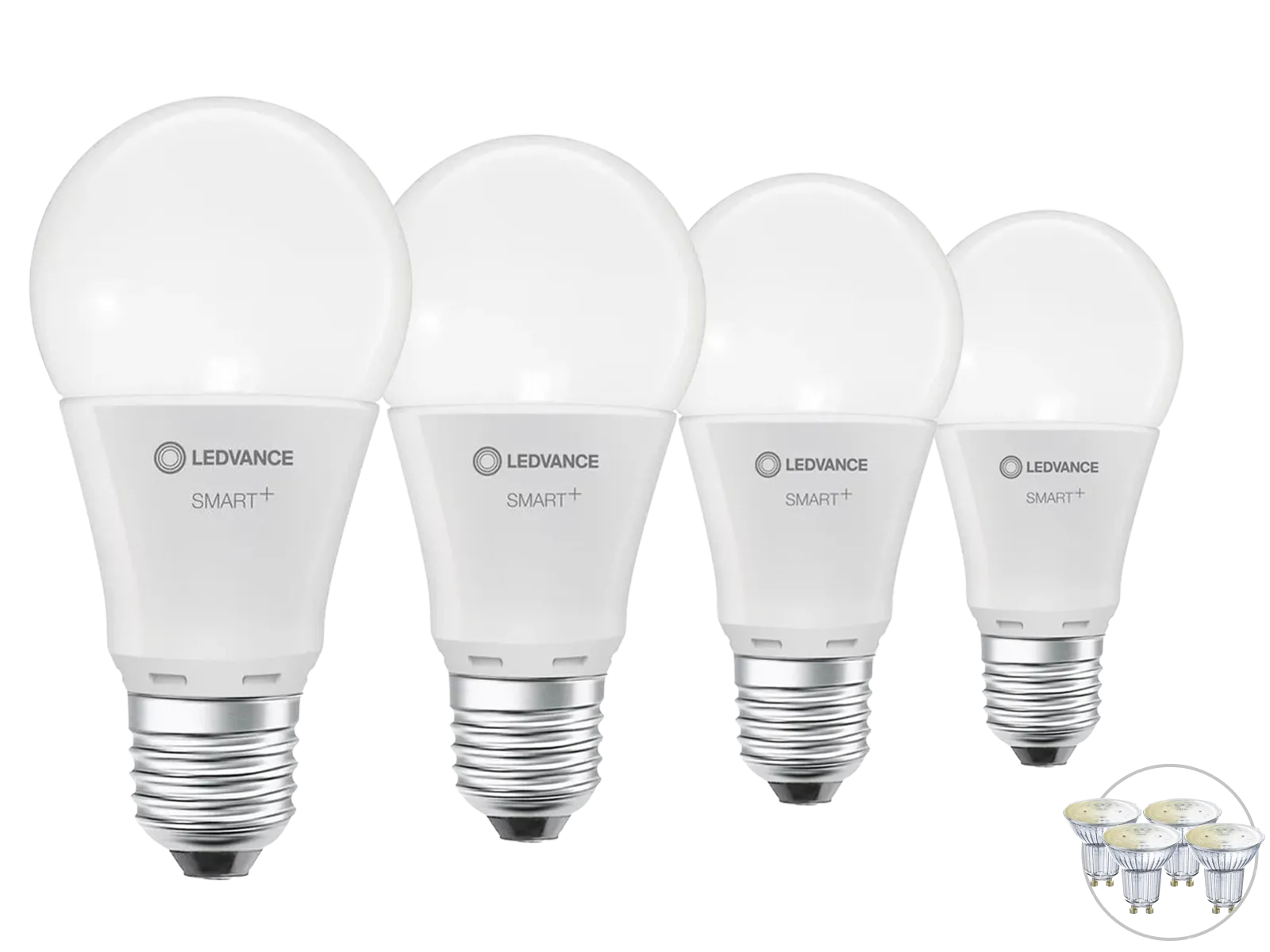 Schnäppchen, Deals Und Rabattcodes Des Tages - 4X Ledvance Smart Zigbee Led Lampe Dimmbar Gu10 Oder E27