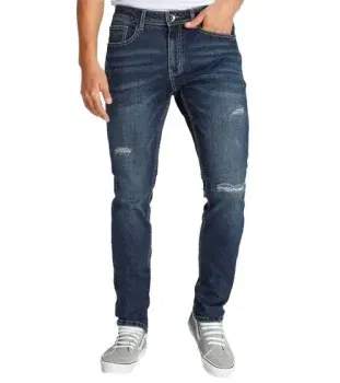 AjC Herren Baumwoll-Jeans 5-Pocket-Style Slim-Fit 20346132 Blau (5-Pocket-Style Slim-Fit 20346132 Blau) für 16,98 € inkl. Versand (statt 32,00 €)
