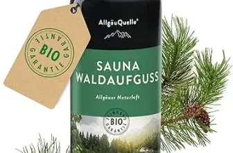 AllgäuQuelle Saunaaufguss Naturluft Alpenzirbe Fichte Latschenkiefer Minze 100ml ab 10,77 € inkl. Prime-Versand