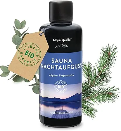 Schnäppchen, Deals Und Rabattcodes Des Tages - Allgäuquelle Saunaaufguss Mit 100% Bio-Öle Nachtaufguss Alpenzirbe Eukalyptus 100Ml
