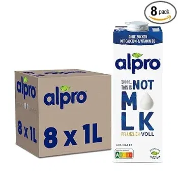 Alpro This is Not Milk 35 Prozent – Vegan und milchfrei – Von Natur aus laktosefrei Haltbar (8x1L) ab 14,32 € inkl. Prime-Versand (statt 23,12 €)