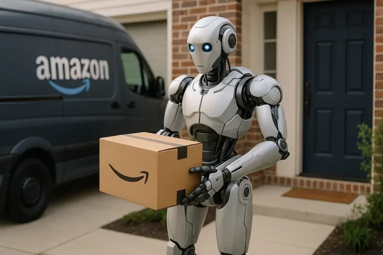 Amazon testet humanoide Roboter als Paketboten – Zukunft der Paketzustellung?