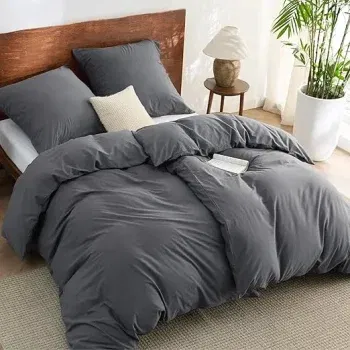 BEDSURE Bettwäsche 135x200 Baumwolle 4-teilig für 32,39 € inkl. Prime-Versand