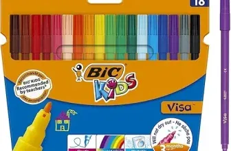 BIC Kids 888681 Pinsel-Fasermaler (18 Stück-farbig sortiert) für 2,91 € inkl. Prime-Versand (statt 5,49 €)